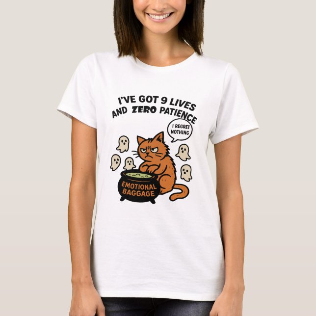 T-shirt 9 vies (Devant)