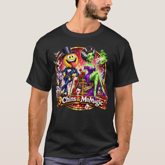 T-shirt 9chins & MoMagic (Devant)