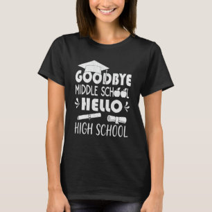 T-shirt 9e année Diplôme d'adieu au collège Bonjour H
