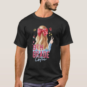 T-shirt 9E Année Retour À L'École Tenue Pour Filles Équipe