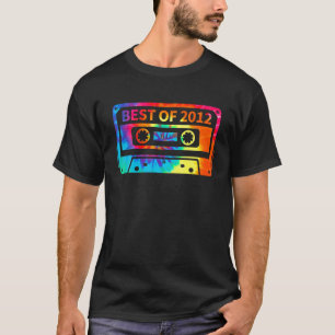 T-shirt 9E Anniversaire 9 Ans Tie Dye Meilleur 2012 Casset