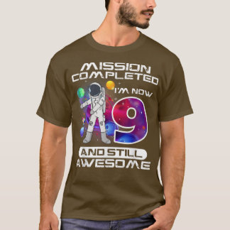 T-shirt 9e anniversaire astronaute espace Lover 9 ans Bda