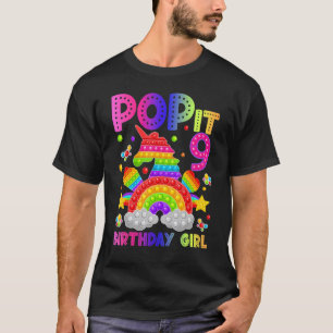 T-shirt 9e anniversaire Fidget Jouet Pop It Anniversaire F
