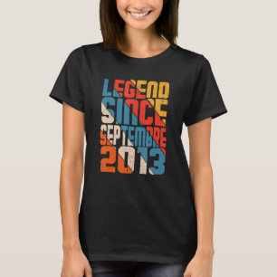 T-shirt 9e anniversaire stupéfiant depuis septembre 2013 9