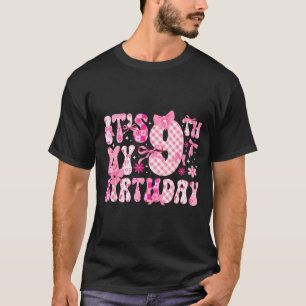 T-shirt 9e Anniversaire Thème Coquette Fille de Neuf Ans C