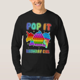 T-shirt 9e anniversaire Unicorn Fidget Pop It Anniversaire