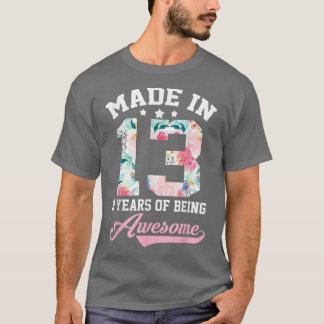 T-shirt 9e cadeau de fille anniversaire pour adolescentes 