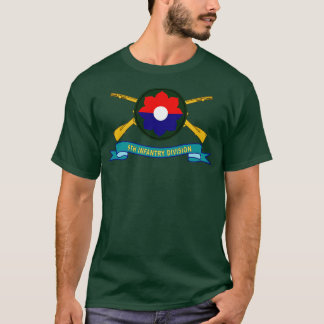 T-shirt 9e division d'infanterie w Br SSI Ribbon X
