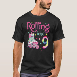 T-shirt 9ème Anniversaire Roulement En 9 Anniversaire Fill