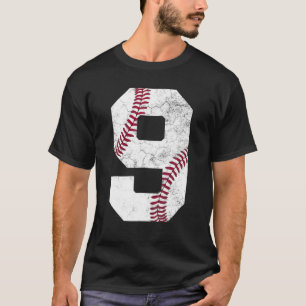 T-shirt 9Th Birthday 2013 Baseball Boys Kids Nine 9 Ninth