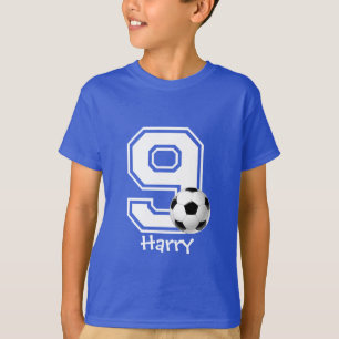 T-shirt 9th Birthday boy soccer personalized-2