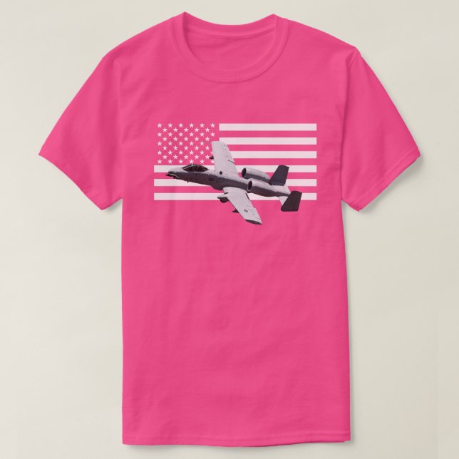 T-shirt A10 A10 Thunderbolt Warthog Brrrt Bouche de requin (Design devant)