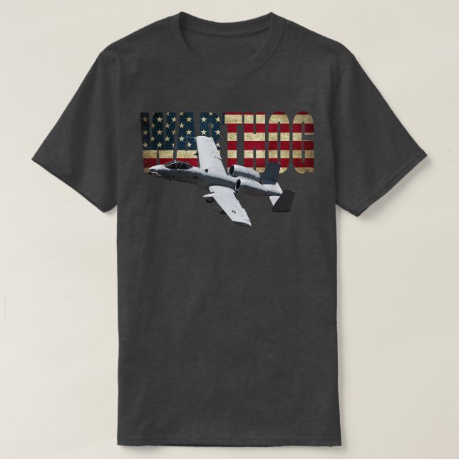 T-shirt A10 A-10 Thunderbolt Warthog Brrrt Bouche de requi (Design devant)