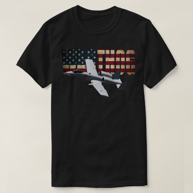 T-shirt A10 A-10 Thunderbolt Warthog Brrrt Bouche de requi (Design devant)
