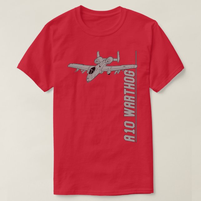 T-shirt A10 Thunderbolt II, Thunderbolt, chasseurs à réact (Design devant)
