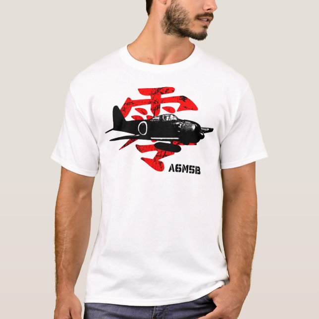 T-shirt A6M zéro (Devant)