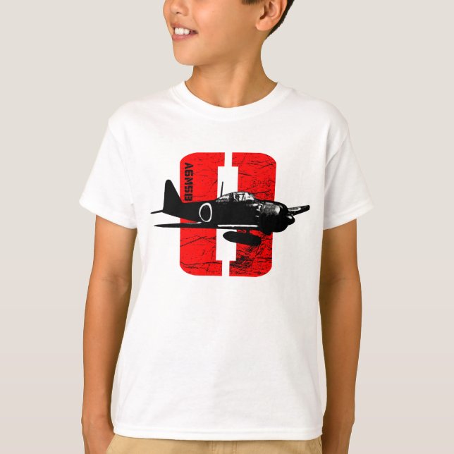 T-shirt A6M zéro (Devant)