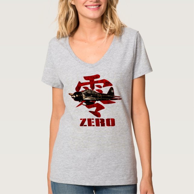 T-shirt A6M zéro (Devant)