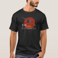 T-shirt "A6M zéro" d'art d'aviation