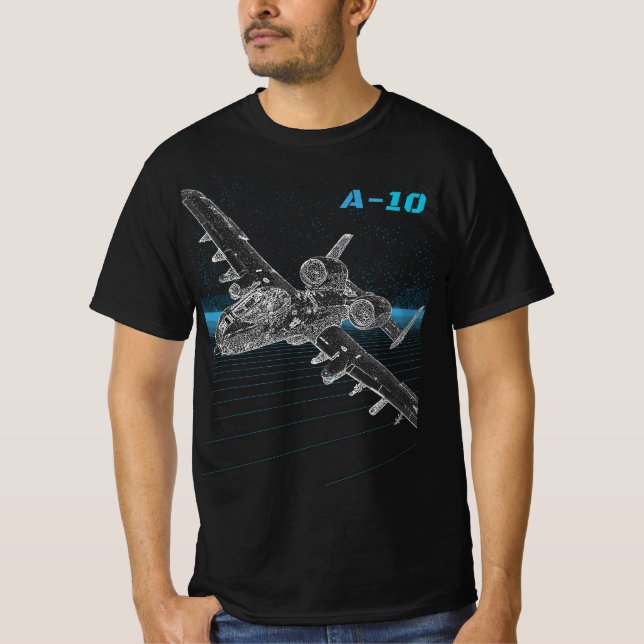 T-shirt A-10 Thunderbolt II (Thwarthog) (Devant)