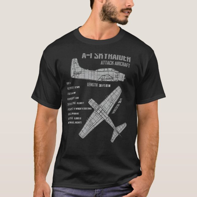 T-shirt A-1 Skyraider (Devant)