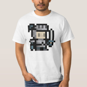 T-shirt à 8 bits d'art de pixel de lutin du