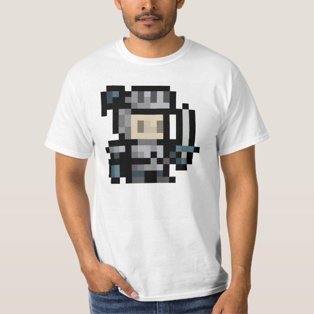 T-shirt à 8 bits d'art de pixel de lutin du (Devant)