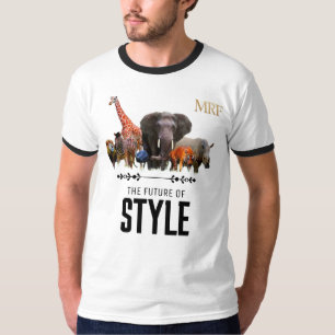 T-Shirt à anneau de style faune – «L'avenir du sty