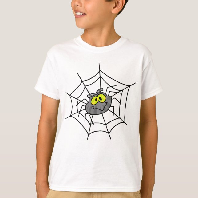 T-shirt à araignée mignonne (Devant)