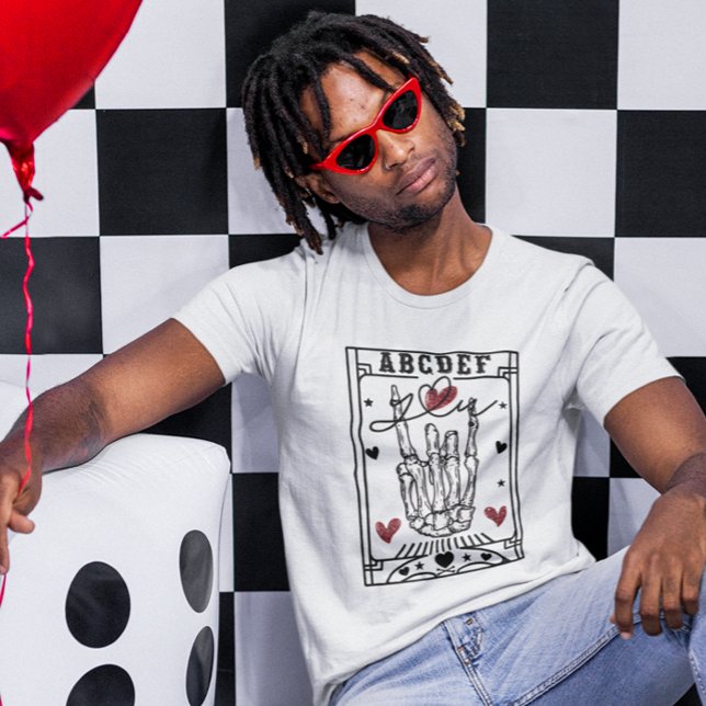 T-shirt A B C D E F Vous La Saint Valentin est drôle (Créateur téléchargé)