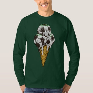T-Shirt À Ballons De Football Crème Glace
