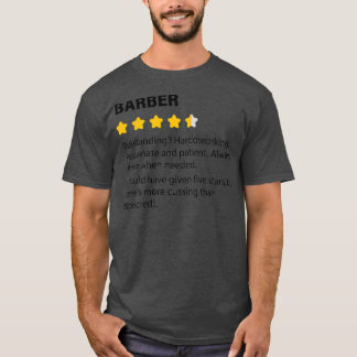 T-shirt à BARBER drôle définition