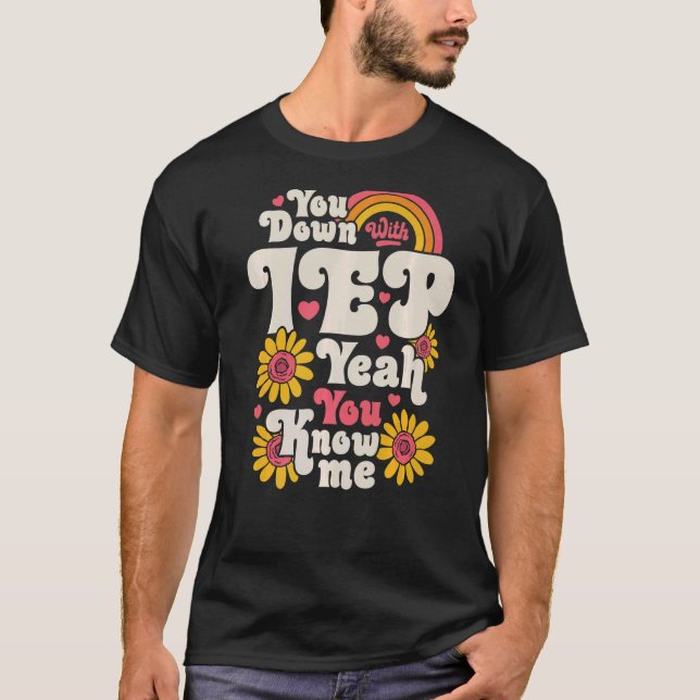 T-shirt À bas avec IEP SPEM Enseignant Enseignement Spécia (Devant)
