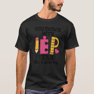 T-shirt À bas avec IEP SPEM Enseignant Enseignement Spécia