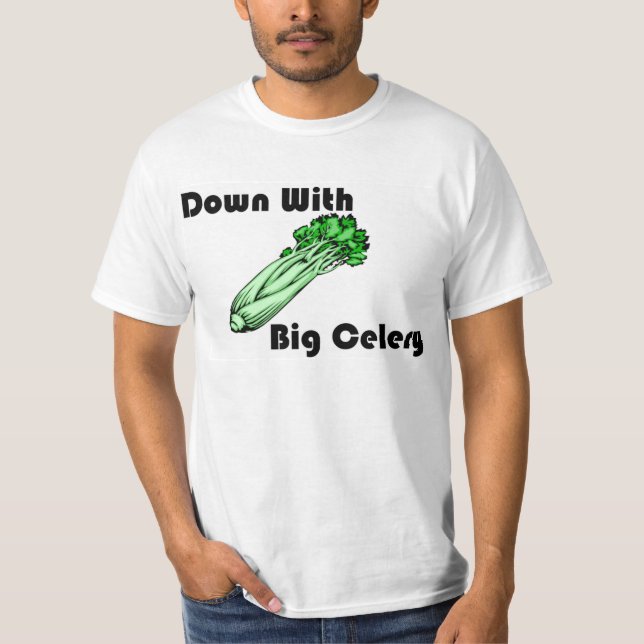 T-shirt À bas le gros céleri (Devant)