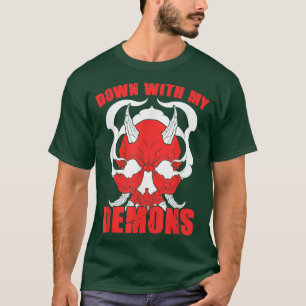 T-shirt A bas mes démons Deal Handshake Esthétique Humou