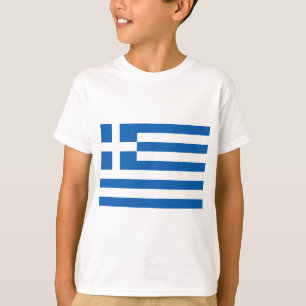 T-shirt A bas prix ! Drapeau de la Grèce