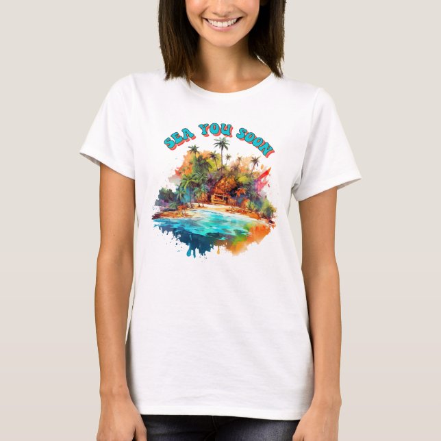 T-shirt À bientôt (Devant)
