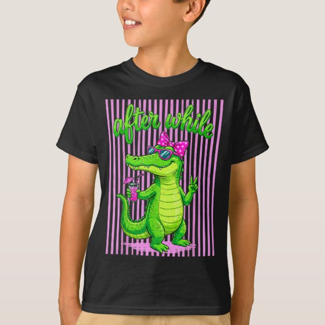 T-shirt À bientôt Gator après un certain temps Crocodile A (Devant)