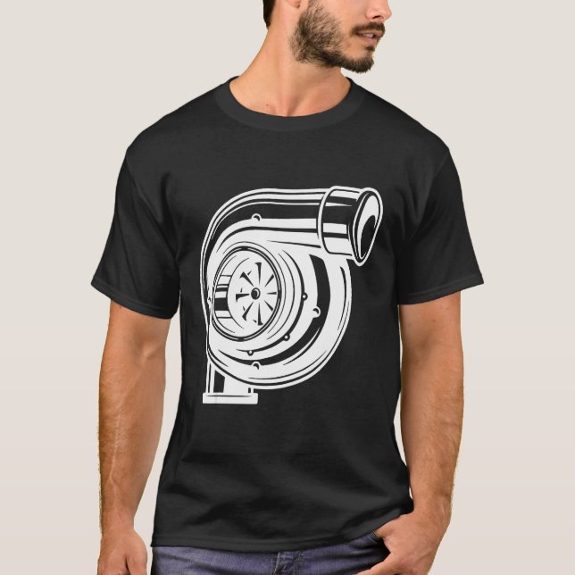 T-shirt A big turbo for car  , perfect outfit for the ever (Devant)