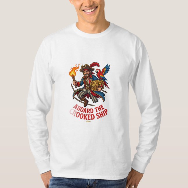 T-shirt À Bord Du Navire De Travers (Devant)