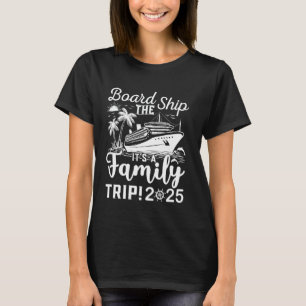 T-shirt À bord Le bateau C'est un voyage en famille 2025 M