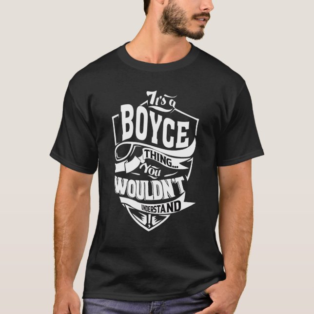 T-shirt A Boyce Thing (Devant)