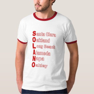 T-Shirt à bretelles homme blanc rouge CALIFORNIE T