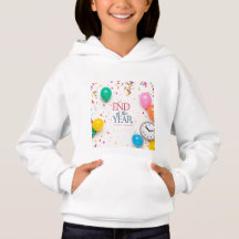 T-shirt à capuche pour la célébration de fin d'ann