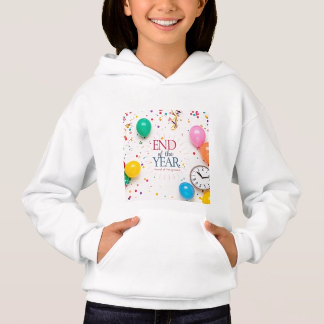 T-shirt à capuche pour la célébration de fin d'ann (Devant)