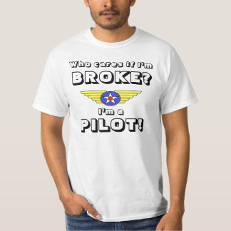 T-shirt a cassé le pilote qui s'inquiète ? couleur