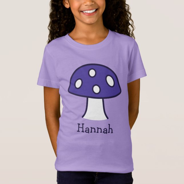 T-shirt à champignon pourpre (enfant) (Devant)