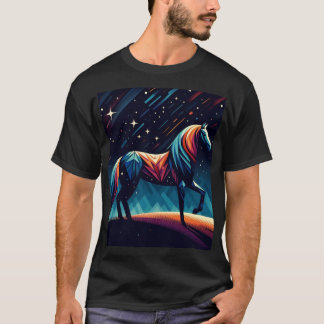 t-shirt à cheval