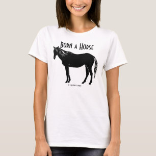 T-shirt à cheval